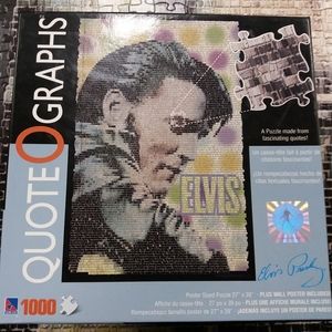 Sure-lox Elvis Presley Puzzle 1000 27×39" Used All